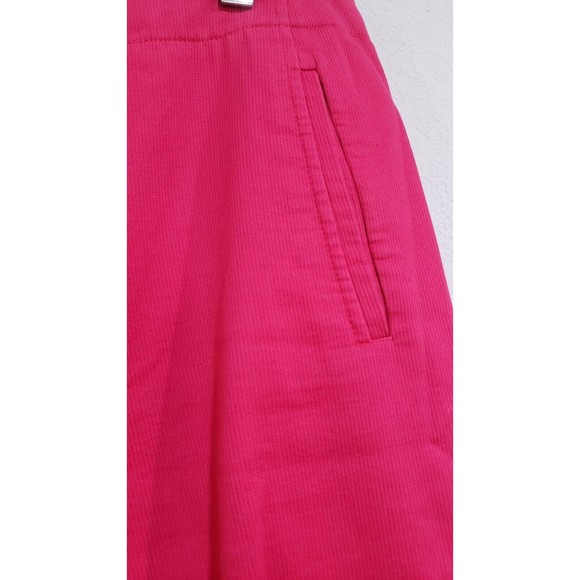 Talbots Petites Textured Straight Leg Cotton Blend Stretch Pink Pants Size 12P - Picture 2 of 7